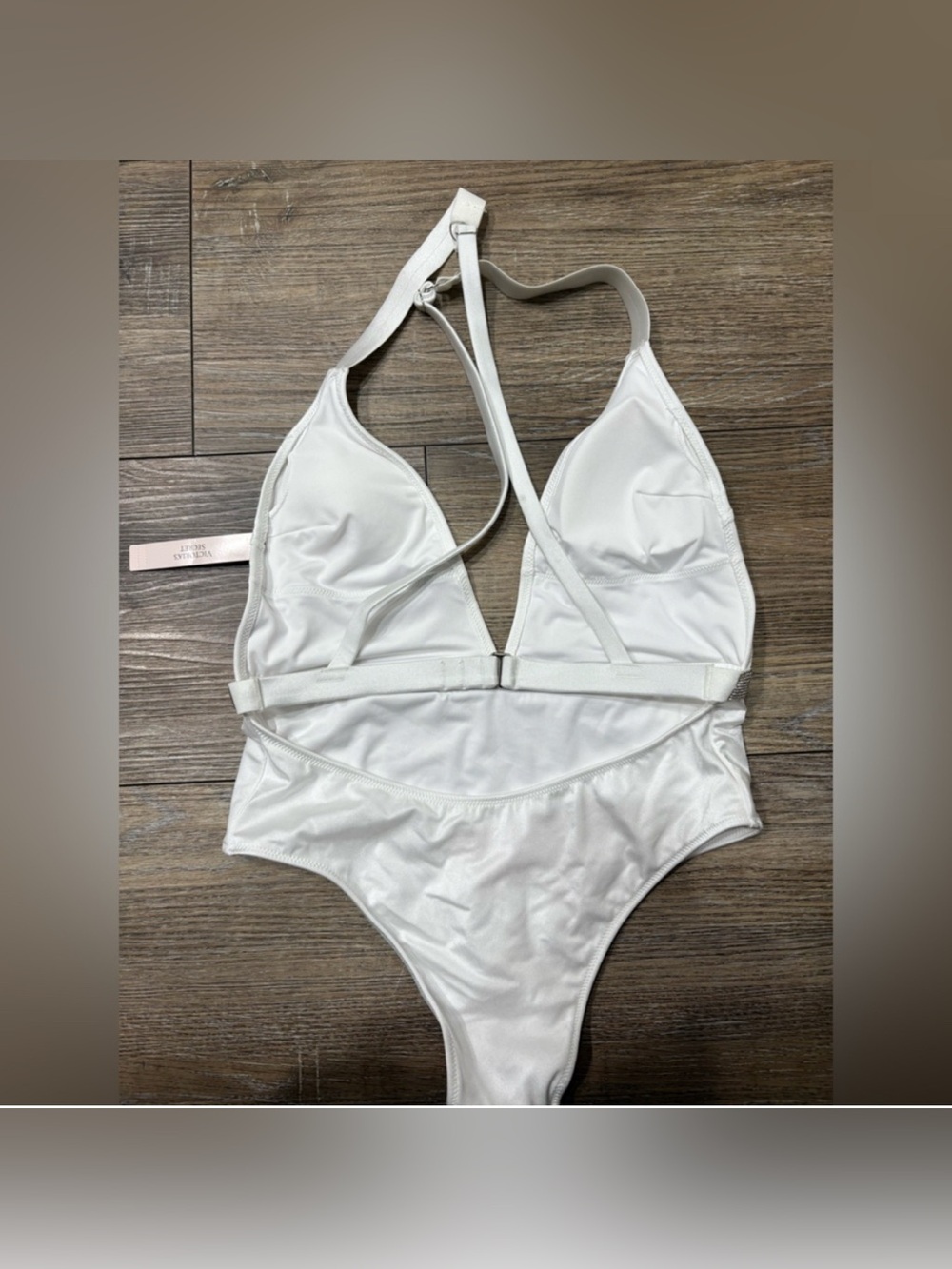 NWT Victorias secret One-Piece Plunge Swimsuit bridal rhinestone bride small
